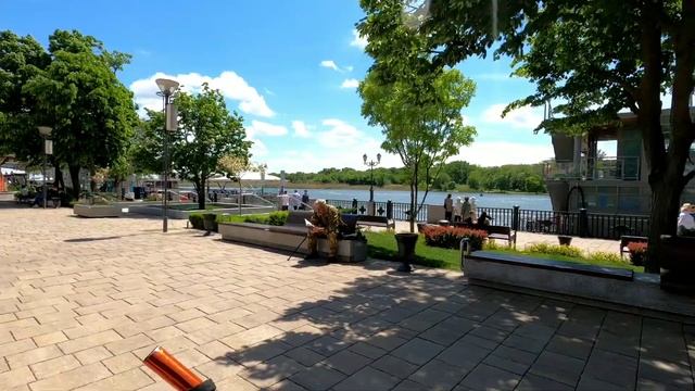 Набережная реки Дон. Красивые места Ростова. смотреть онлайн