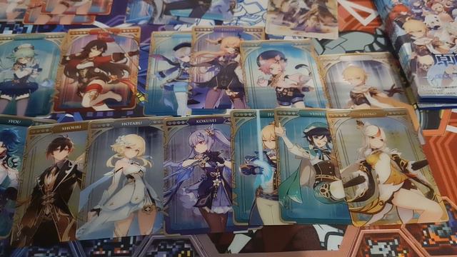 Genshin Impact Metal Card Collection Box 20 packs Opening смотреть онлайн