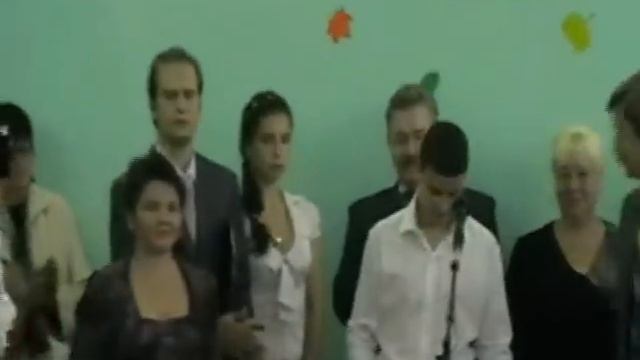 Кривов Ю.И. приветствие 1.09.12. Евлашевской школе.avi