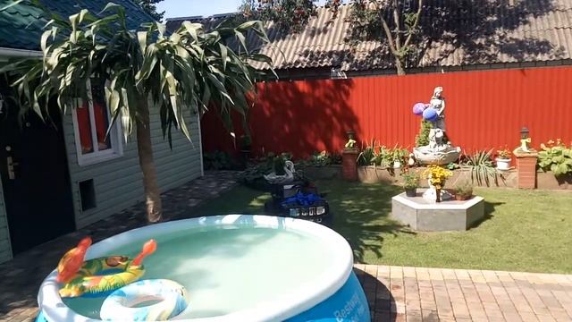 Гавайская вечеринка. Подготовка ко дню рождения. Декор двора. Пальма с кукурузы своими руками. смотреть онлайн