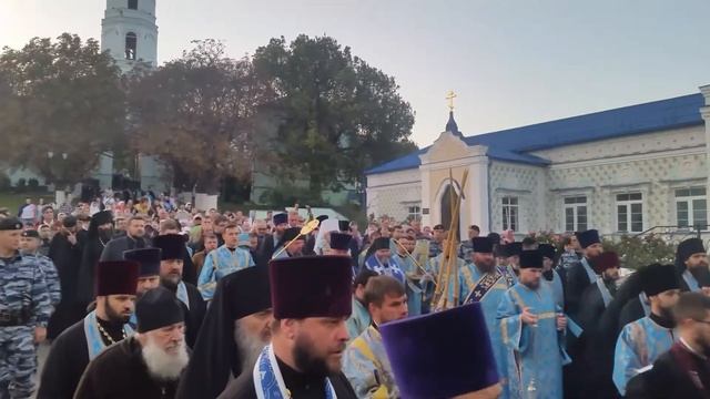 22 сентября 2017 встреча чудотворной иконы Божией Матери "Знамение" КУРСКАЯ Коренная смотреть онлайн