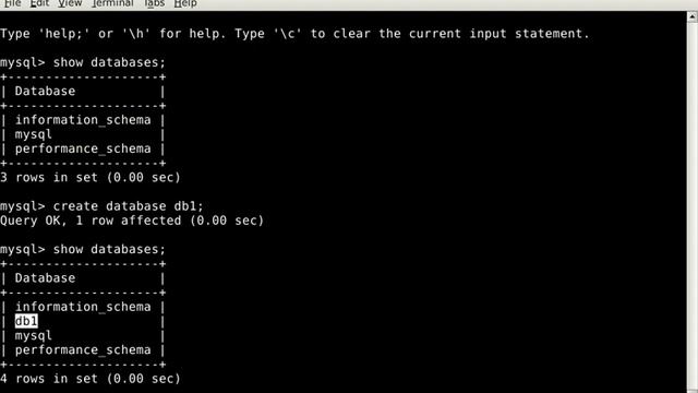 MySQL how to create database and user from terminal смотреть онлайн