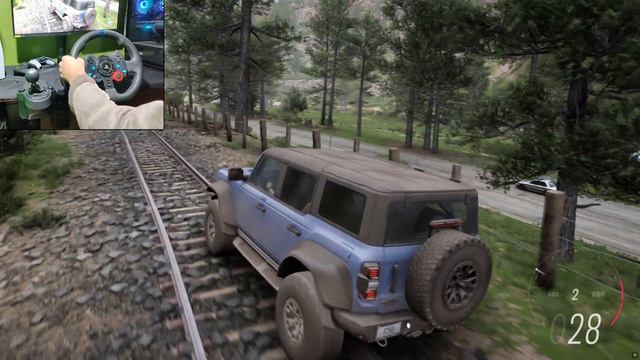 Ford Bronco Raptor - Off-roading | Forza Horizon 5 | Logitech g29 + Shifter Gameplay смотреть онлайн