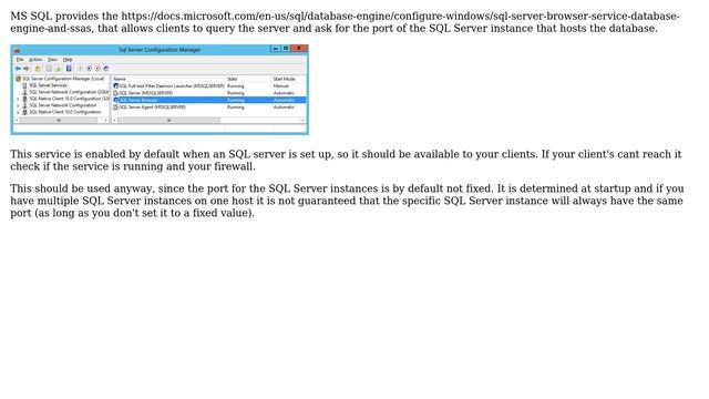 DevOps & SysAdmins: MSSQL Server Connection without port number (3 Solutions!!) смотреть онлайн