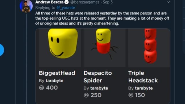 WE GOT A DESPACITO SPIDER HAT ON ROBLOX and people are MAD смотреть онлайн
