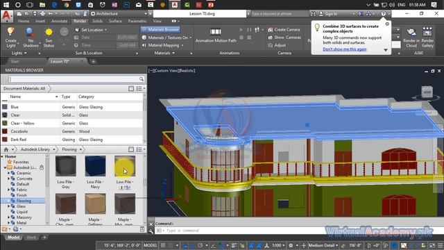 3D Multistorey Buildings | How to Make Multistorey Buildings in AutoCAD Archirtecture 78. смотреть онлайн