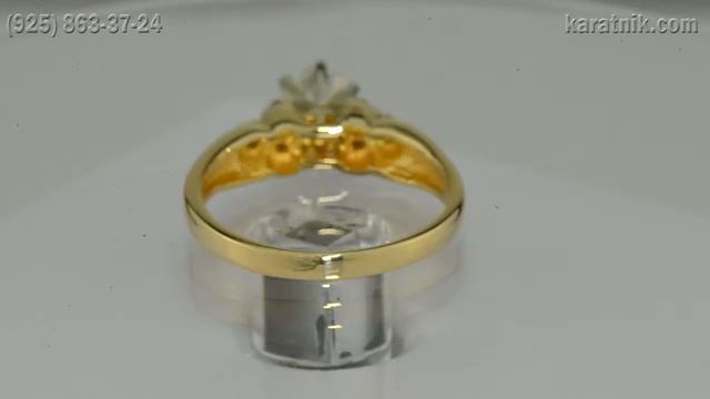 Золотое Кольцо c Природными Бриллиантами 0.42 Карат смотреть онлайн