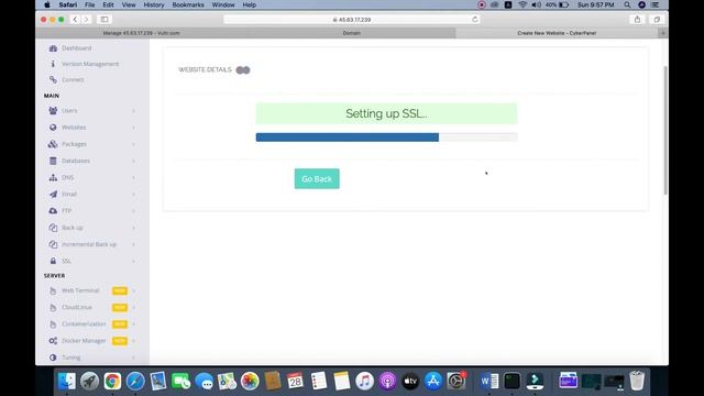 How to Connect a domain in Cyberpanel and Install Wordpress смотреть онлайн