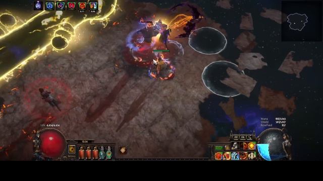 Vaal Flameblast Endgame Content Showcase смотреть онлайн