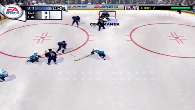 NHL 2004 Gameplay Los Angeles Kings vs San Jose Sharks смотреть онлайн