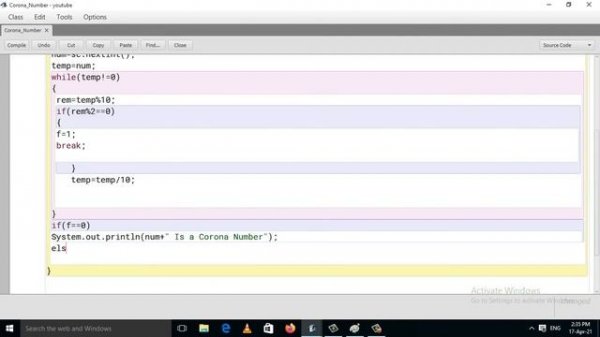 Corona Number in Java || ICSE Class 10 2021
