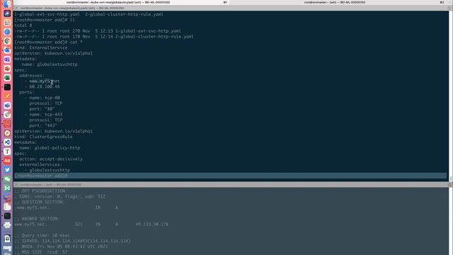 Container egress traffic controlling demo 1. Global policy for clusters. смотреть онлайн