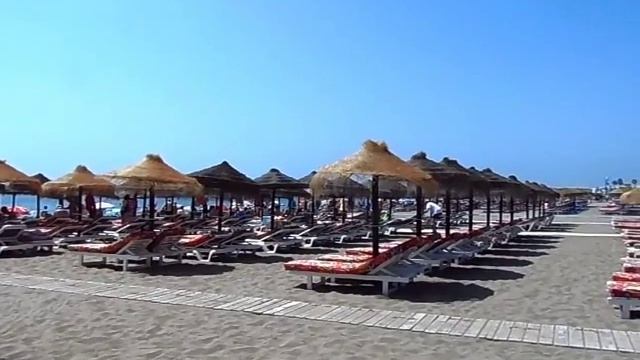 Пальмы, пляж, море...Торремолинос, Испания, 14 июля 2015 г смотреть онлайн
