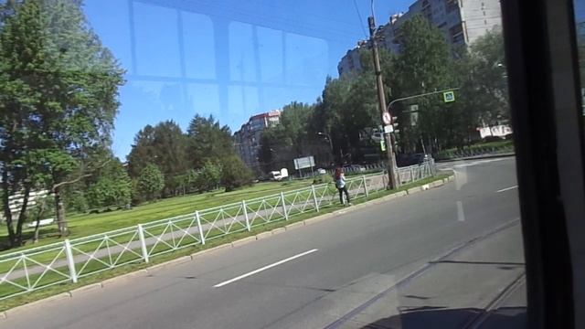Трамвай Санкт-Петербурга 9-531: ЛМ-99АВ б.0546 по №57 (30.05.19) смотреть онлайн