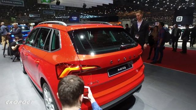 Skoda Kamiq на Автосалон Женева 2019 смотреть онлайн
