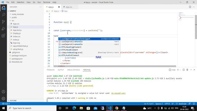 onChange event in React JS - (React JS - 15) смотреть онлайн