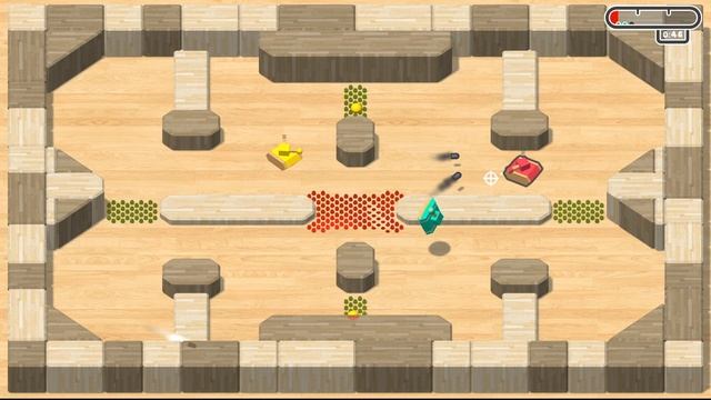 Toy Tanks Gameplay #1 [Demo] : GET BOUNCY | 3 Player Co-op смотреть онлайн