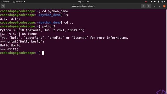 RUNNING PYTHON IN LINUX!!??|python(in hindi) | tutorials for beginners смотреть онлайн