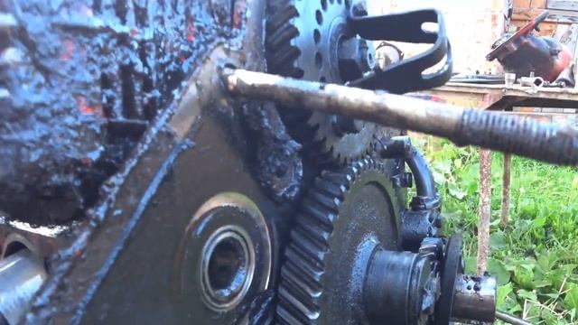 Т-40 #Лопнул коленвал#Разборка ДВС # ищем причину поломки ! смотреть онлайн