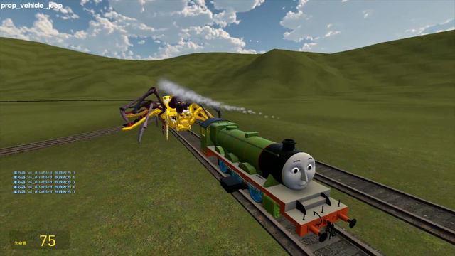 Building A Thomas Train Chased By Thomas Train In Garry's Mod