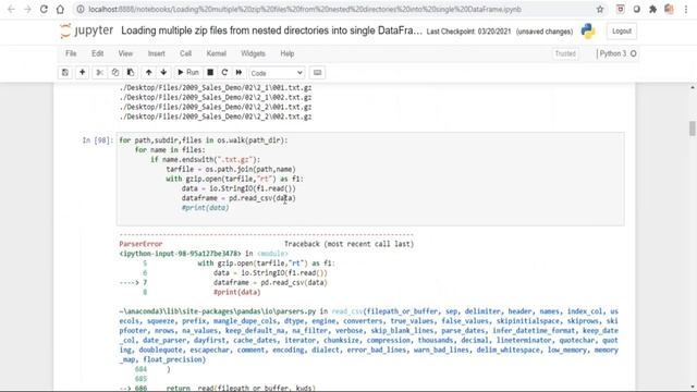 Loading nested zip files into Single Data.Nested directories. смотреть онлайн