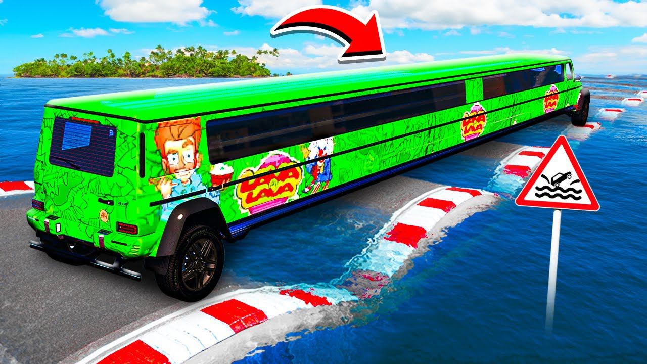 ПРОЕХАЛ ВОДНЫЕ КОЧКИ НА САМОМ ДЛИННОМ ЛИМУЗИНЕ ГЕЛИК ВЛАДА А4 ЛАВА ЛАВА ГТА 5 МОДЫ РАЙЛЮХА смотреть онлайн