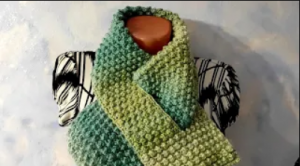 Шарфик с петлей крючком. Комплект шарф+шапочка+варежки. (720p).mp4
