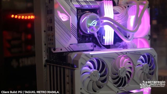 ALL WHITE GAMING PC - Thermaltake Core P3 Snow ASUS ROG Strix White Components, i7 11700K, RTX 3070 смотреть онлайн
