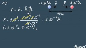 электростатика ? ЗАКОН КУЛОНА ? РЕШЕНИЕ ЗАДАЧ
