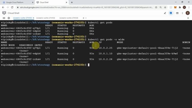 33 Deployment Strategies in Kubernetes | Rolling Update - 1 demo | GKE for Beginners смотреть онлайн