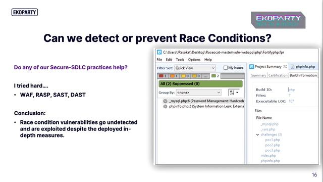Javan Rasokat - A race against time - How to exploit race conditions in web apps - Ekoparty 2022 смотреть онлайн