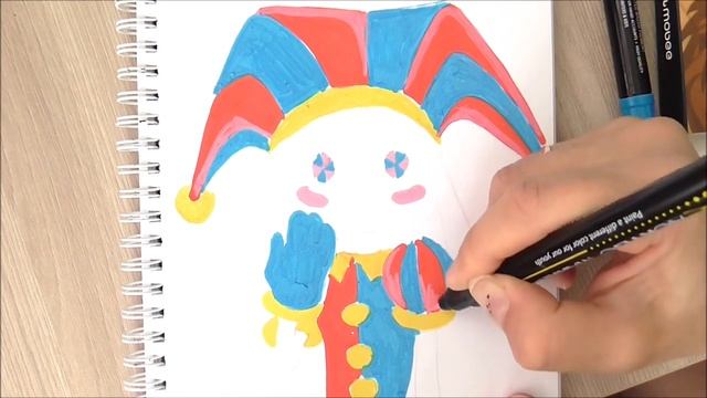 How To Draw Pomni from The Amazing Digital Circus _ Cute Easy Drawing Tutoria смотреть онлайн