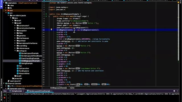 Java Level2 Java Swing смотреть онлайн