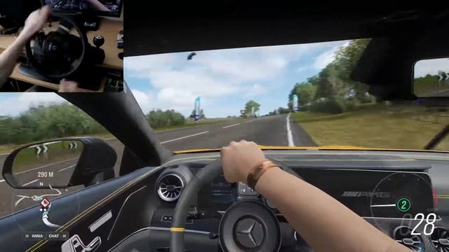 Mercedes AMG GT 63 S 4 Door - Forza Horizon 4 | Logitech Driving Force GT Gameplay смотреть онлайн