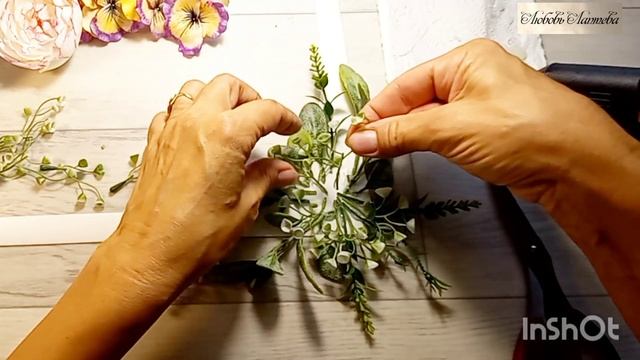 Сборка элементов для декора. Декор рамы для фото 3 часть. смотреть онлайн