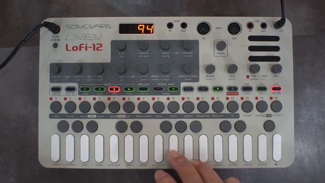 SONICWARE LIVEN Lofi-12 #3 メロディRECしてみた