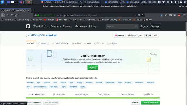 instalar AIRGGEDON en kali 2020.1 смотреть онлайн