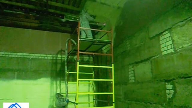Утепление ангара Пенополиуретаном 1200 м2 за 3 дня смотреть онлайн