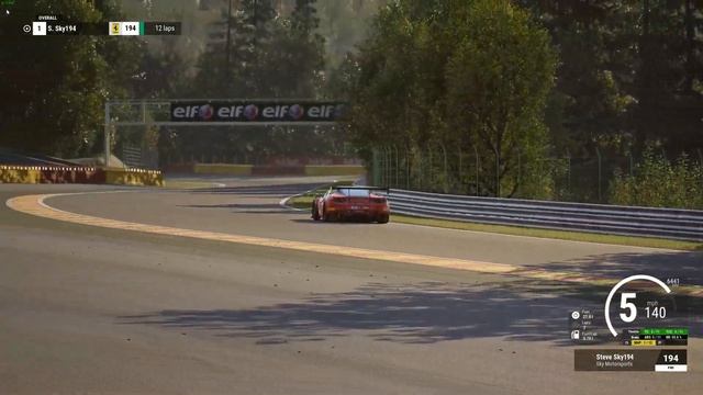 Assetto Corsa Competizione: 4K@ 60 / VERY GOOD RACE SETUP FERRARI 488 EVO GT3 @ SPA / W SETUP & LIN смотреть онлайн