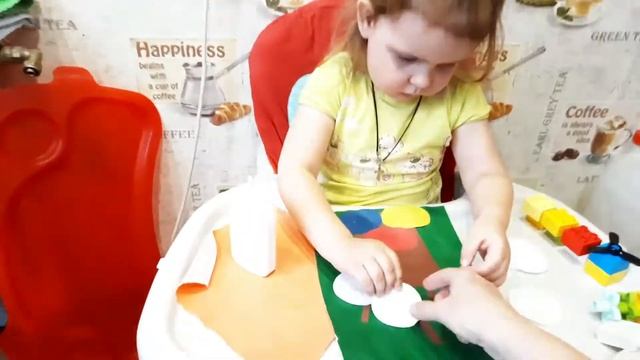 Аппликация-куличик. смотреть онлайн