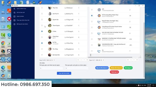Mời Bạn Bè Tham Gia Nhóm Zalo Tự Động | Ninja Zalo Client смотреть онлайн