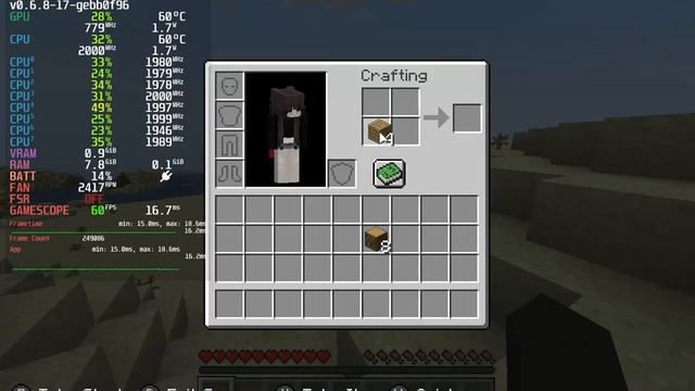 Minecraft Java Edition: – Steam deck — 60 FPS benchmark #2 смотреть онлайн