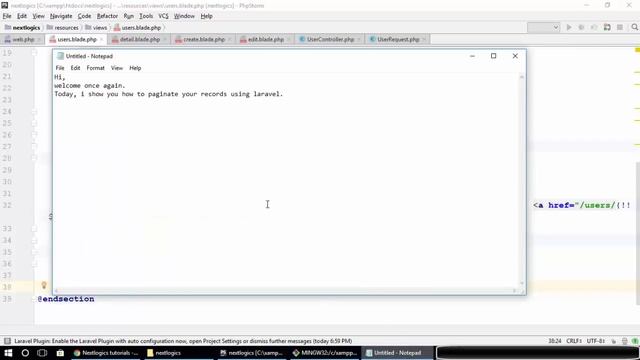 Laravel Tutorial Series Part 6 - How to paginate records смотреть онлайн