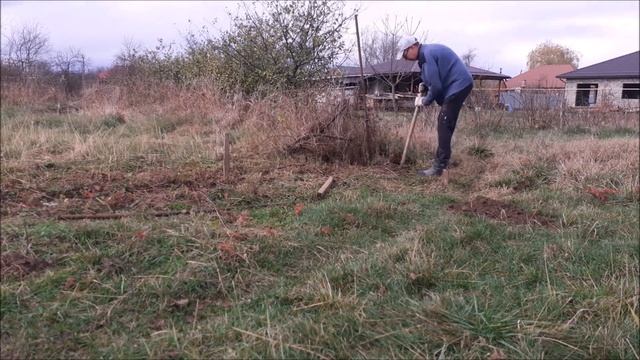 Забор из сварной сетки. День 4. Я + лопата = мотобур. смотреть онлайн