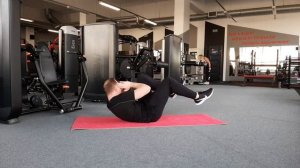Упражнение велосипед лежа на спине на пресс