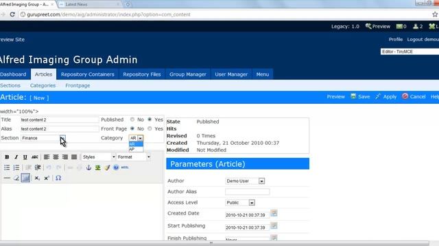 how to add content and link it to menu - for neeraj (aig) смотреть онлайн