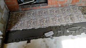 БАНЯ. КАК КЛАСТЬ ПЛИТКУ НА ПОЛ. ПЛИТКА ПОД ТЁПЛЫЙ ПОЛ. ПЛИТКА КЕРАМОГРАНИТ. УКЛАДКА ПЛИТКИ НА ПОЛ