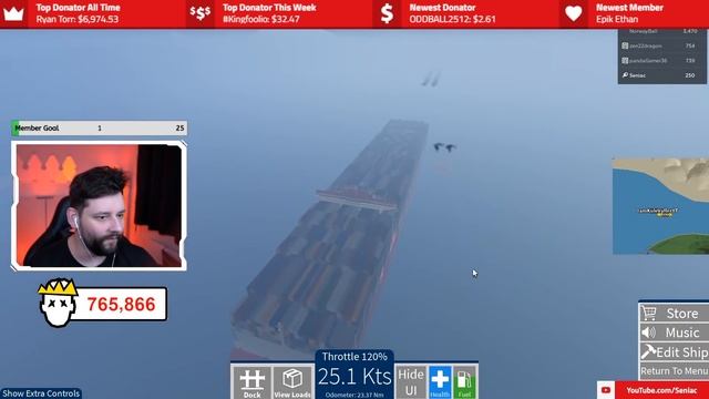 Buying The New $310,000,000 Ship in Roblox Shipping Lanes смотреть онлайн