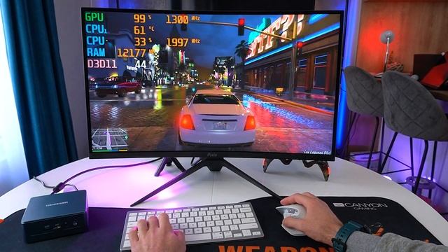 GTA 5 On 400$ Mini PC | i7 1260p, Iris Xe Graphics | POV Gameplay Test, Benchmark | смотреть онлайн