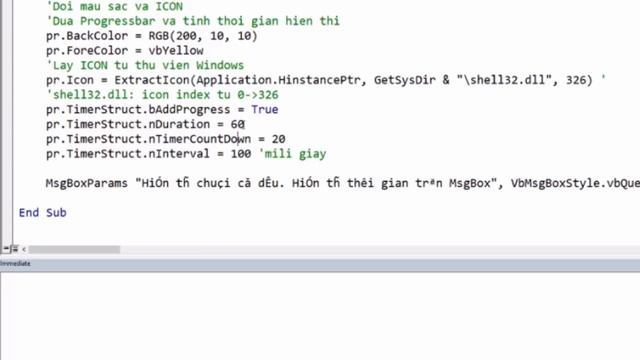 Lập trình VBA hàm MsgBox unicode, đổi màu, font, tên nút bấm với MsgBoxParams in BSAC смотреть онлайн